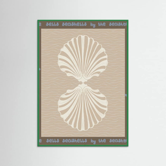 She sells seashells Poster – poster and art print