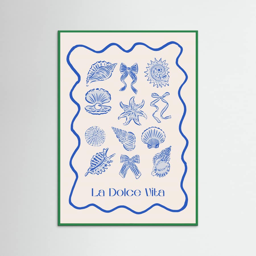 Shells & Bows Poster – poster och konsttryck