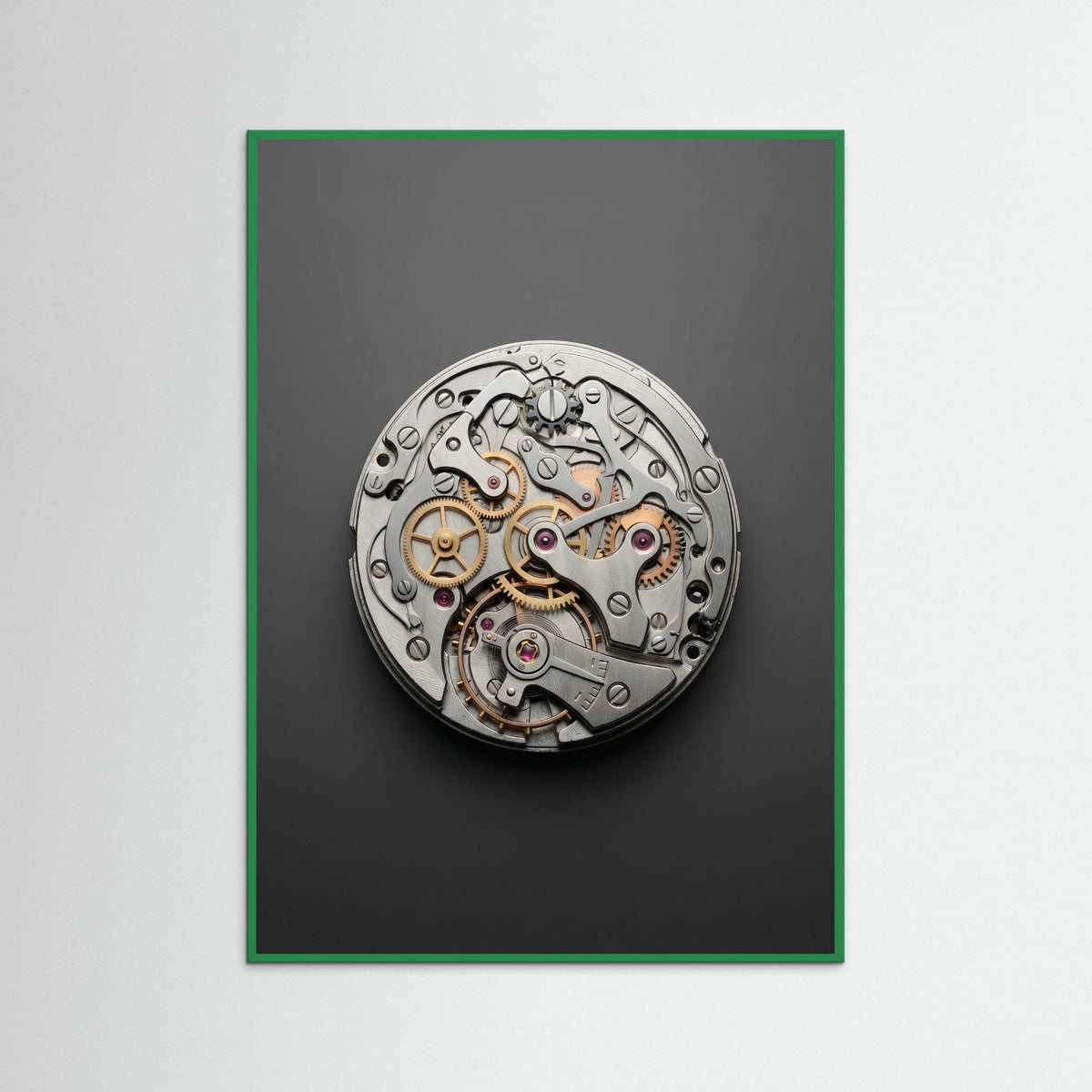 Green Wood Silver Icon Overhead