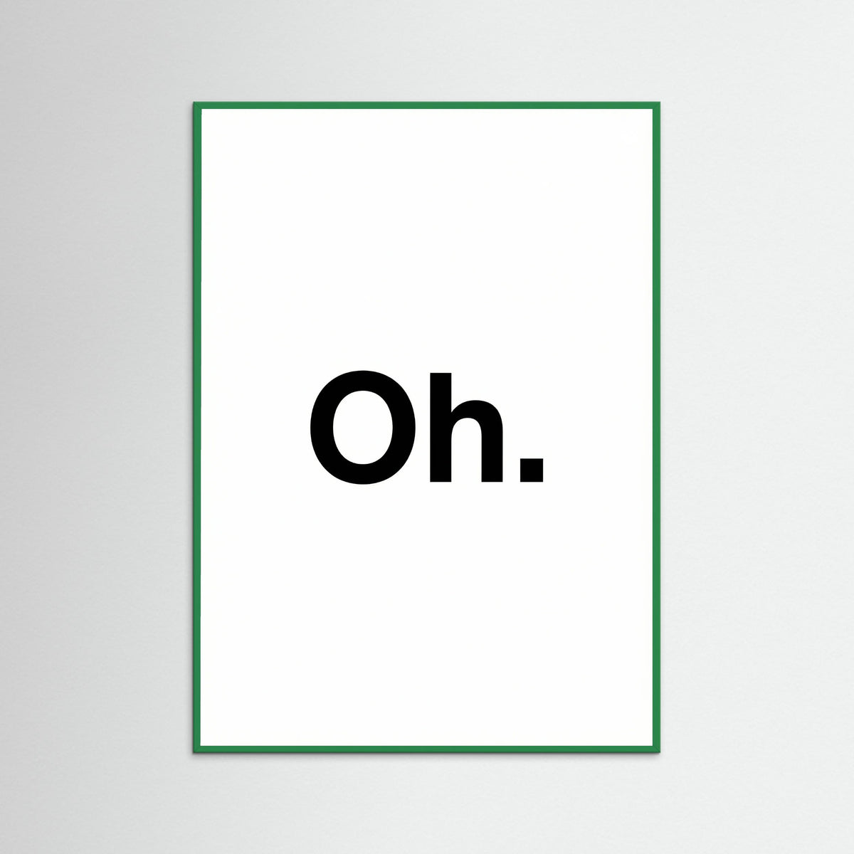Green Wood Simple Utterance