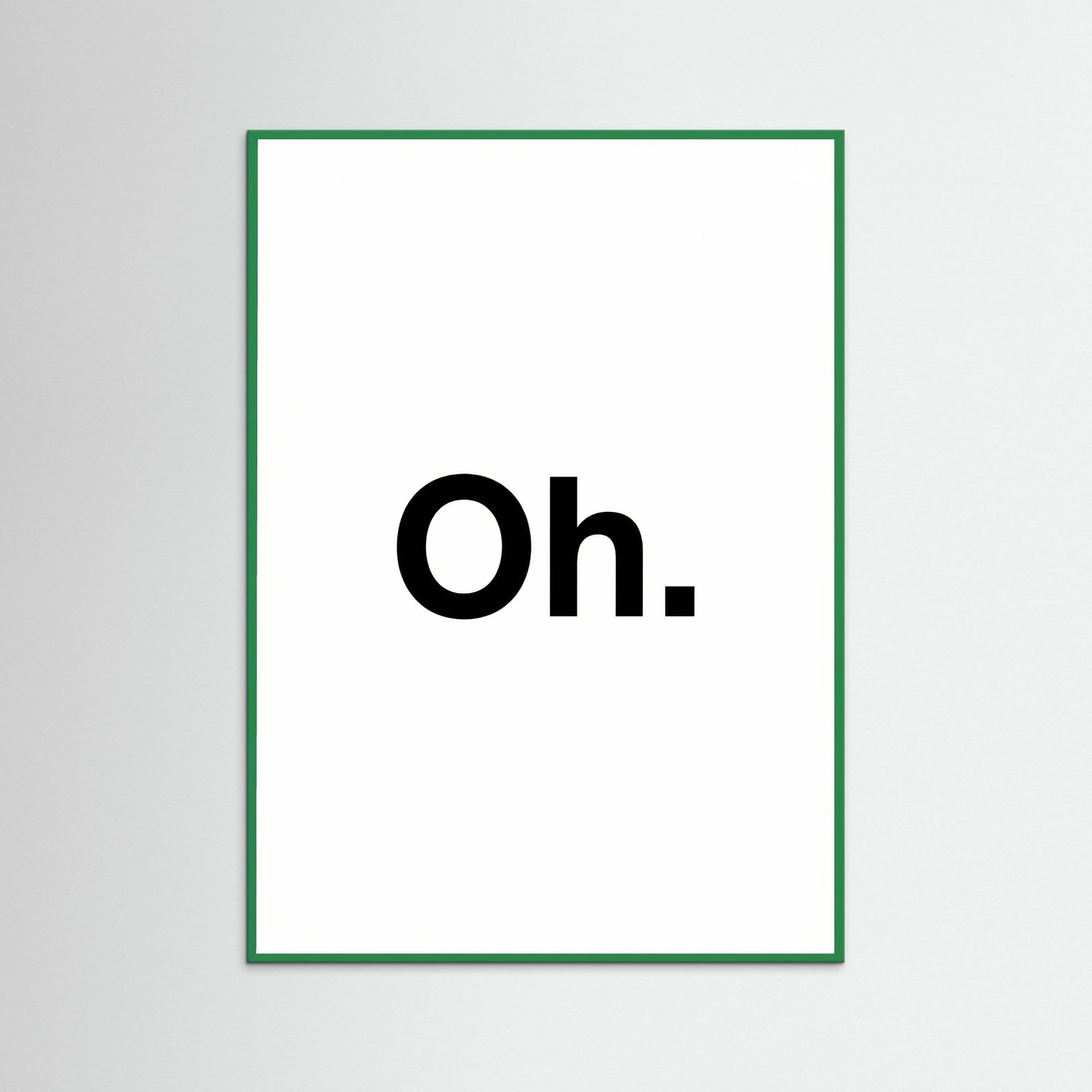 Green Wood Simple Utterance