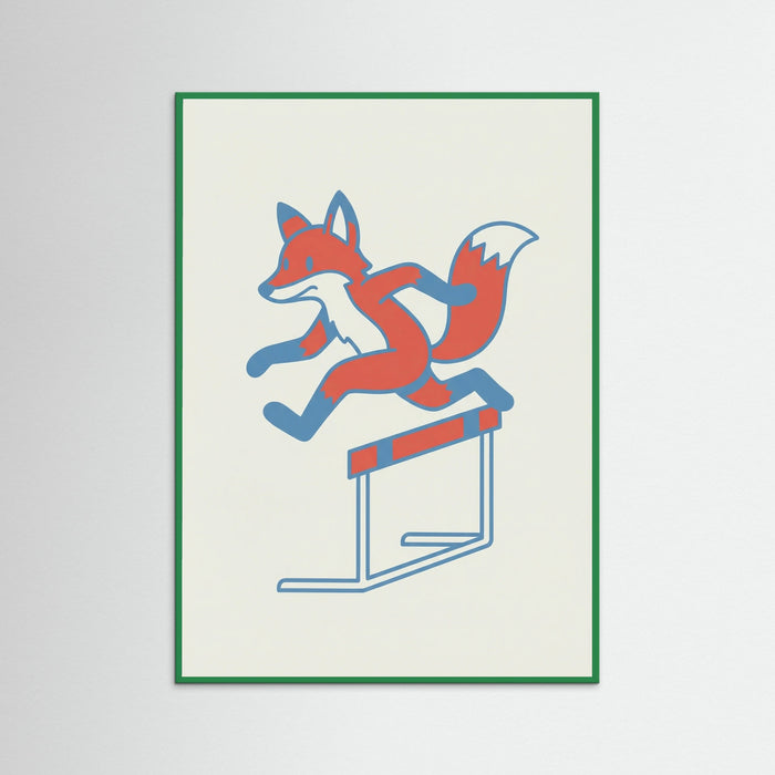 Skater Cat Brave – poster and art print