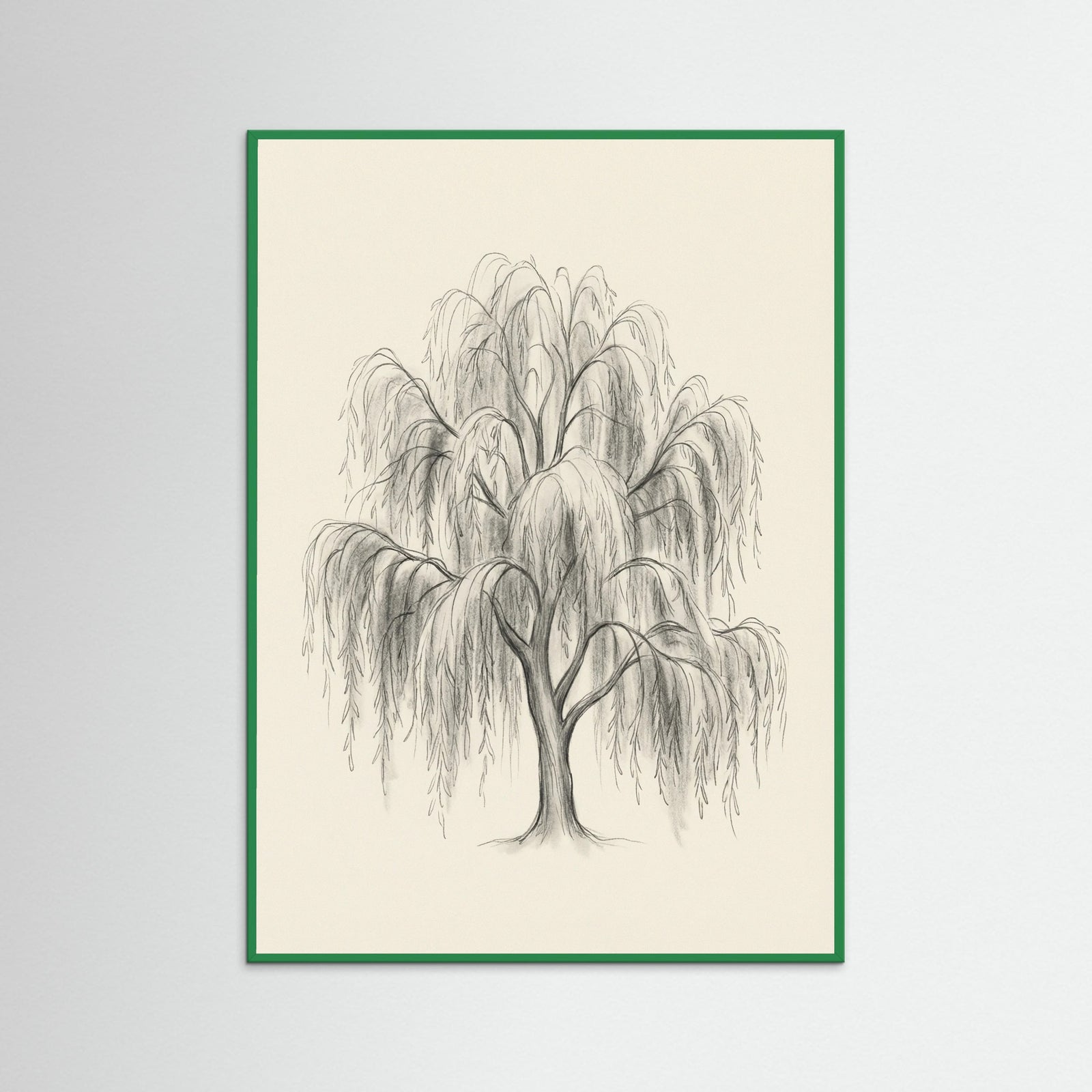 Green Wood Sketched Sentinels