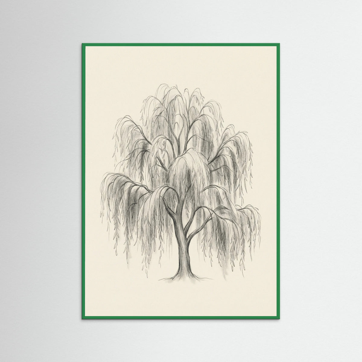 Green Wood Sketched Sentinels