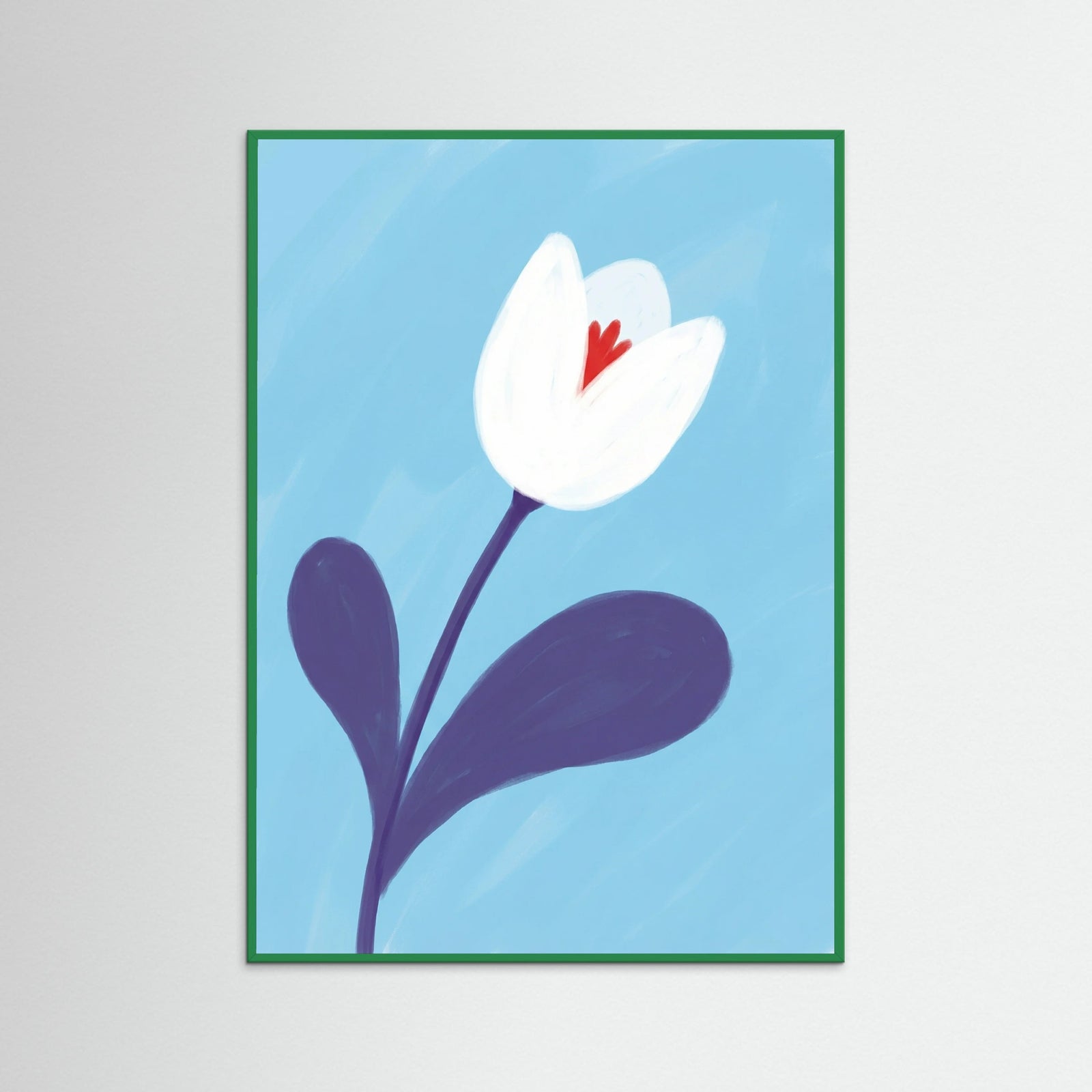 Green Wood Sky Bloom
