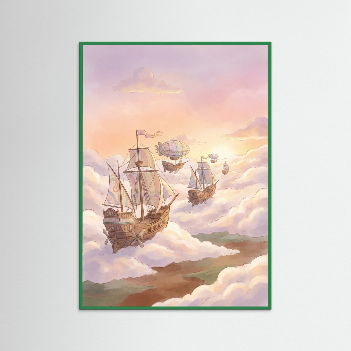 Green Wood Skyward Journey