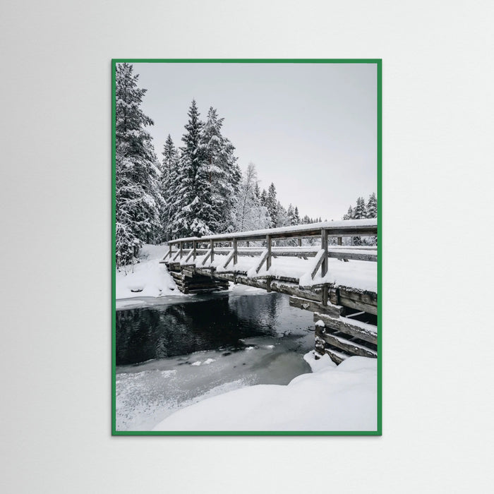 Green Wood Snowy Sanctuary