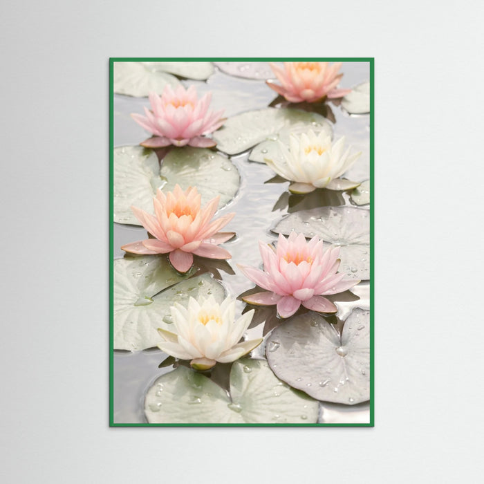 Green Wood Soft Blooms