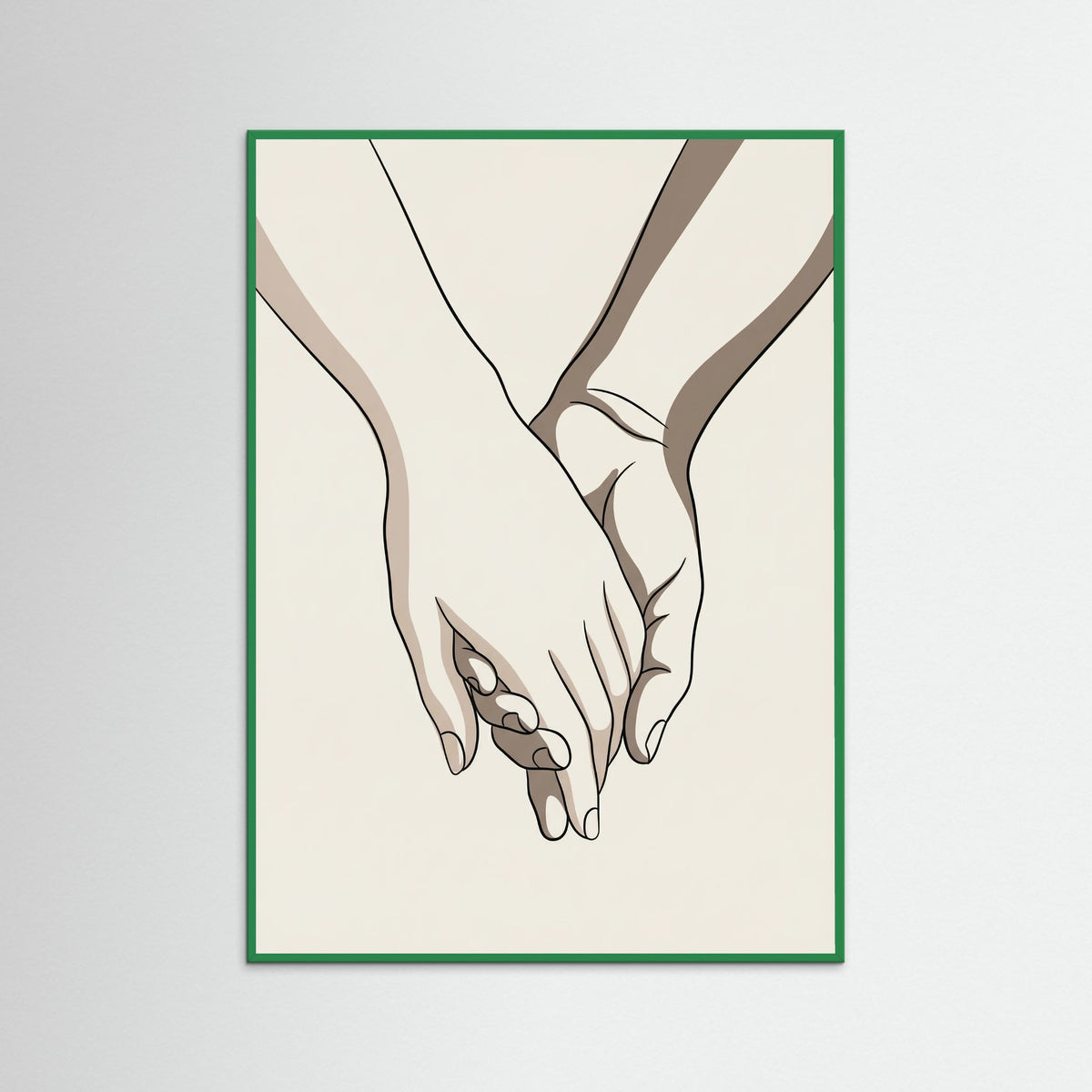 Green Wood Soft Contours