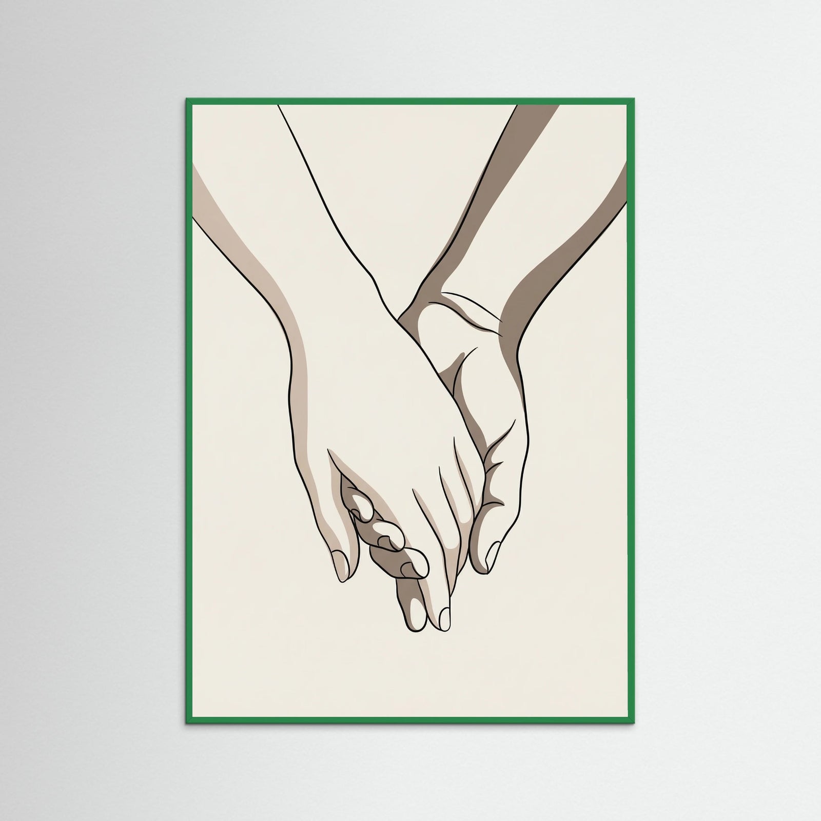 Green Wood Soft Contours