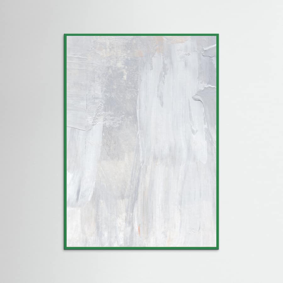 Soft Muted Gray Brushstrokes Poster – Poster und Kunstdruck