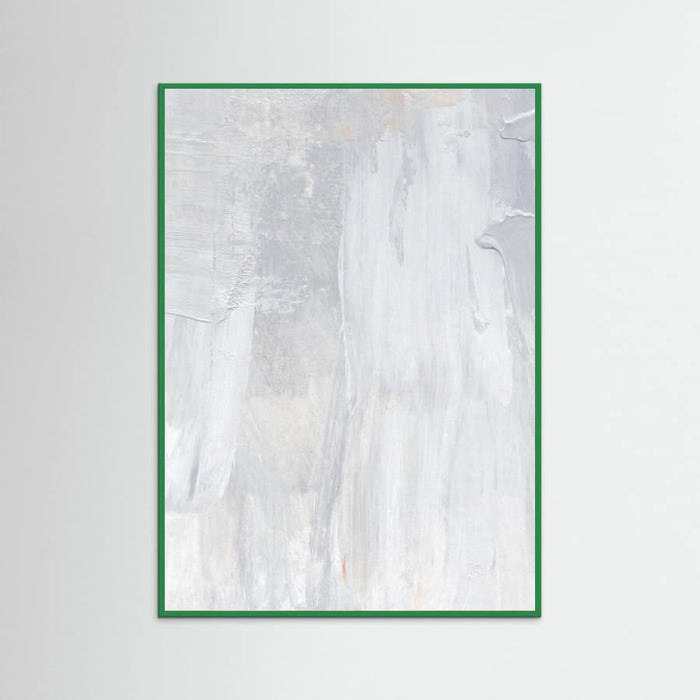 Soft Muted Gray Brushstrokes Poster – Poster und Kunstdruck
