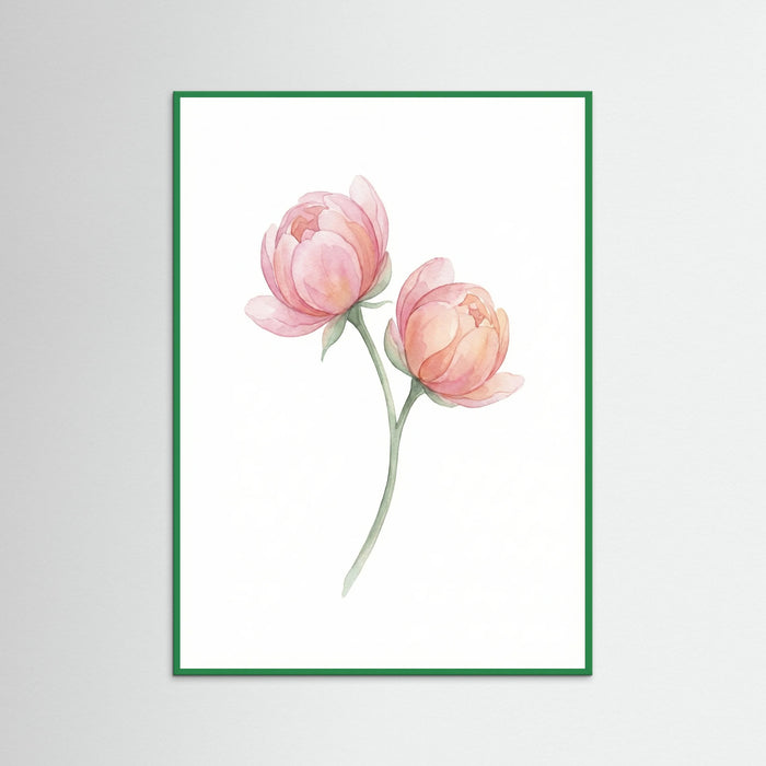 Green Wood Soft Petal Bloom