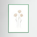 Green Wood Soft Petal Sketch