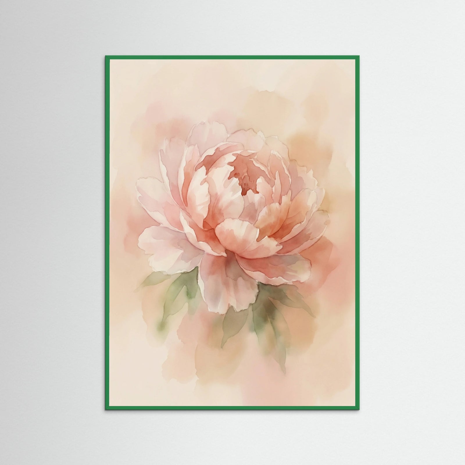 Green Wood Soft Poppies