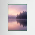 Green Wood Soft Silhouettes
