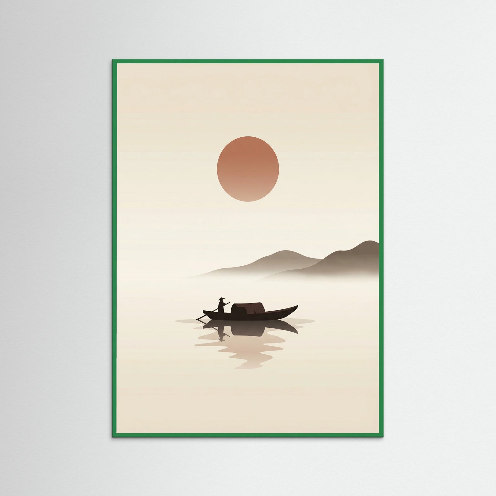 Green Wood Solitary Perch
