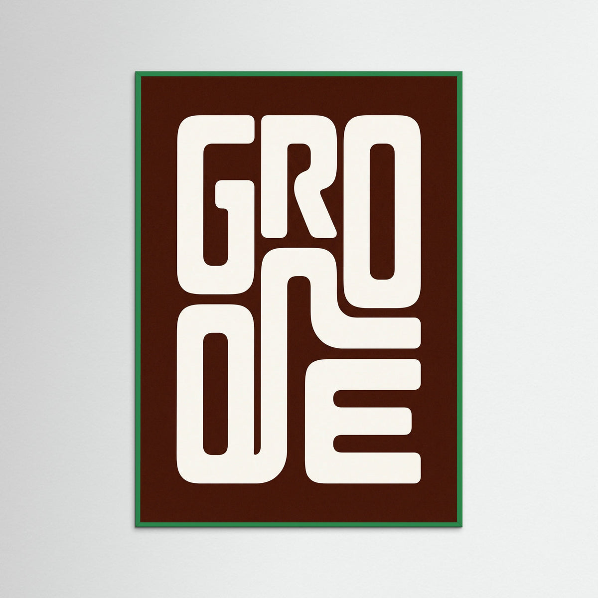 Green Wood Southern Typography