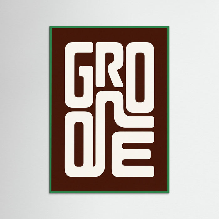 Green Wood Southern Typography