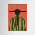 Green Wood Southwester Woman No.2 Poster