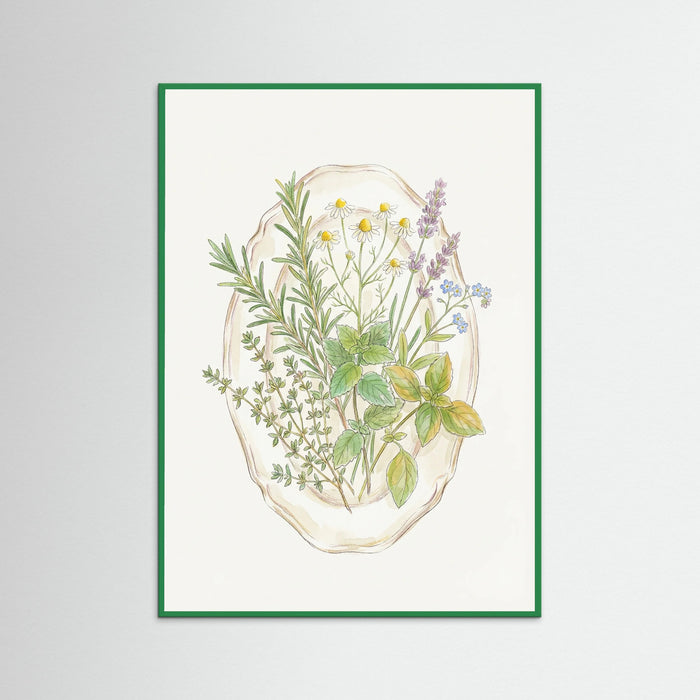 Green Wood Spring Bloom Vase