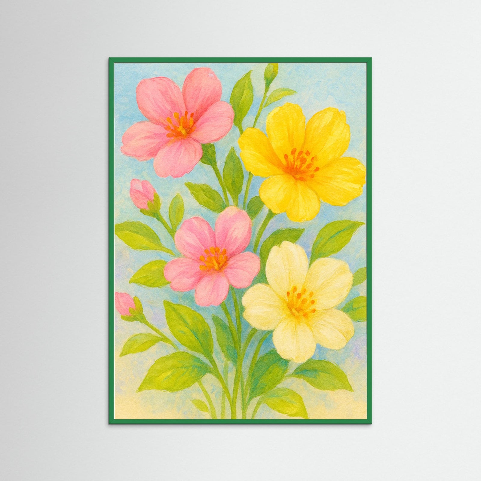 Green Wood Spring Bloom