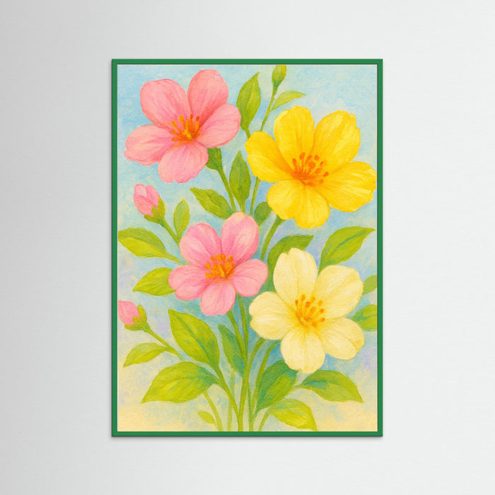 Green Wood Spring Bloom