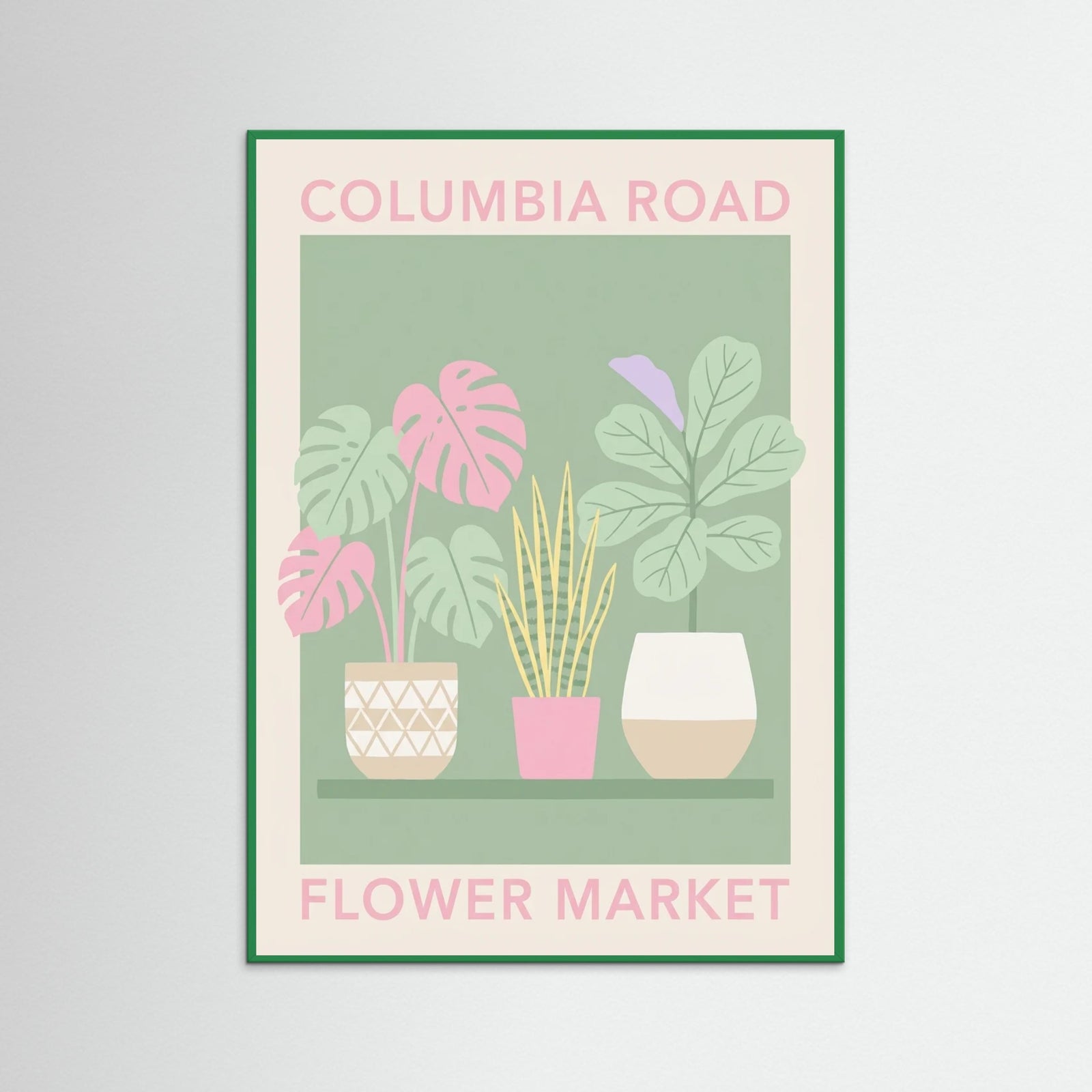 Green Wood Spring Blooms