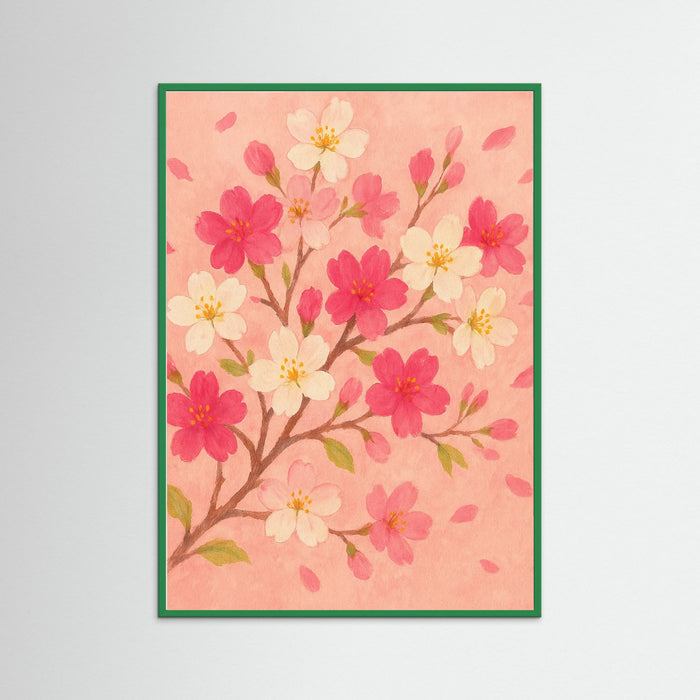 Green Wood Spring Blossom