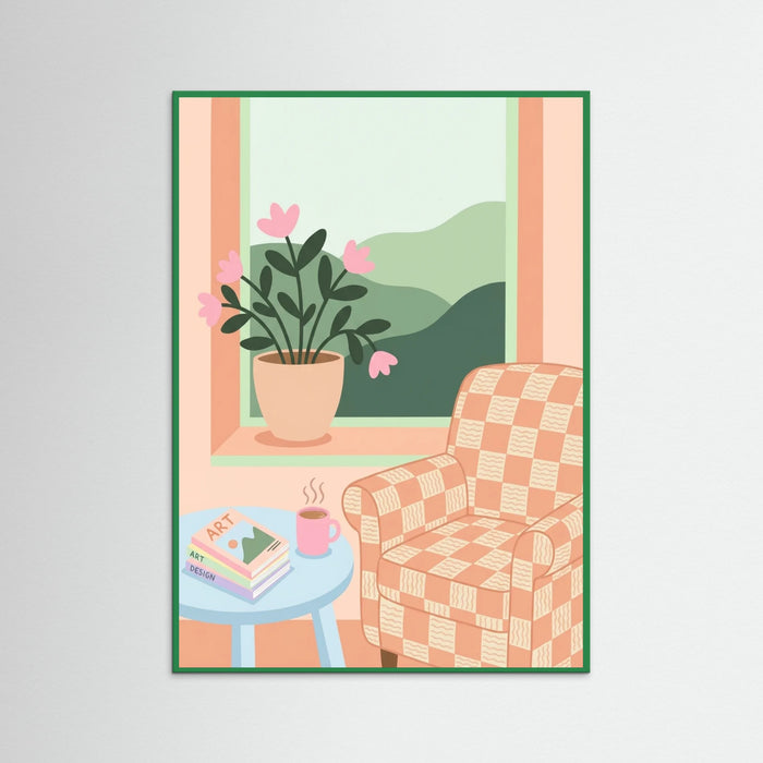 Green Wood Spring Blush Still Life