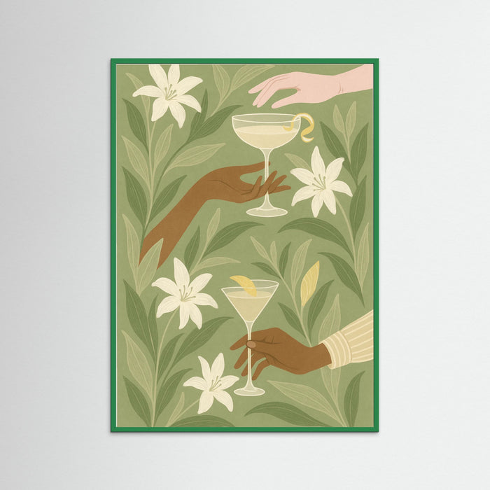 Green Wood Spring Cocktail