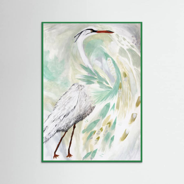 Spring Egret Poster – poster och konsttryck