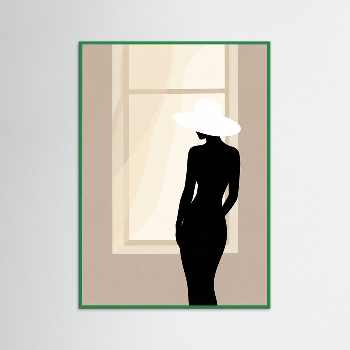Green Wood Spring Silhouettes