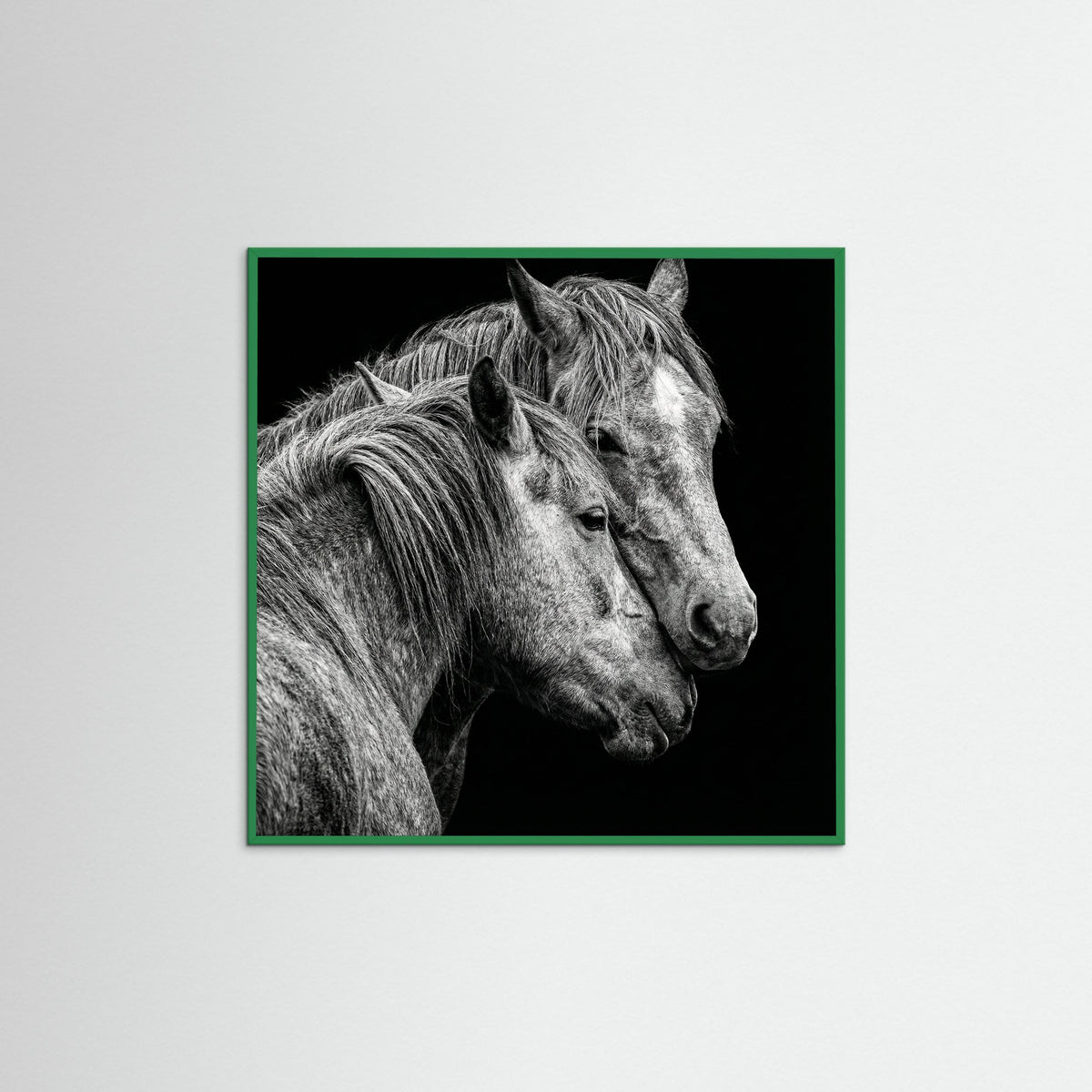 Green Wood Square Avian Embrace