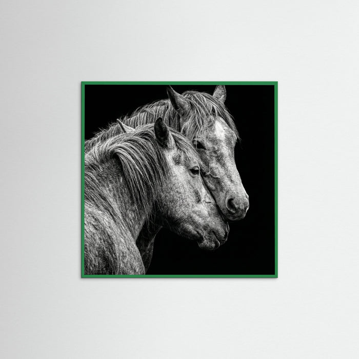 Green Wood Square Avian Embrace