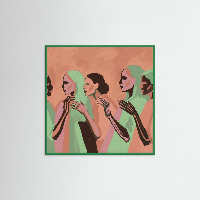 Green Wood Square Communal Rhythm
