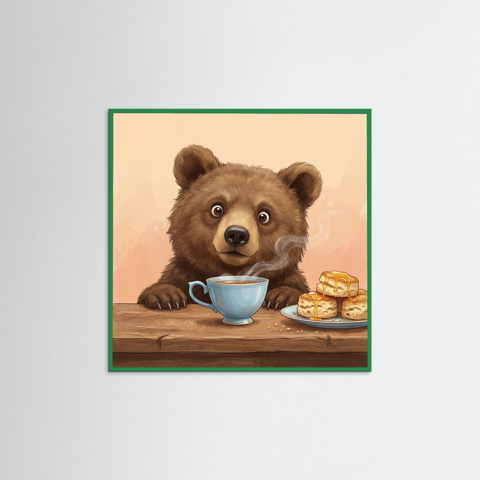 Green Wood Square Curious Sips
