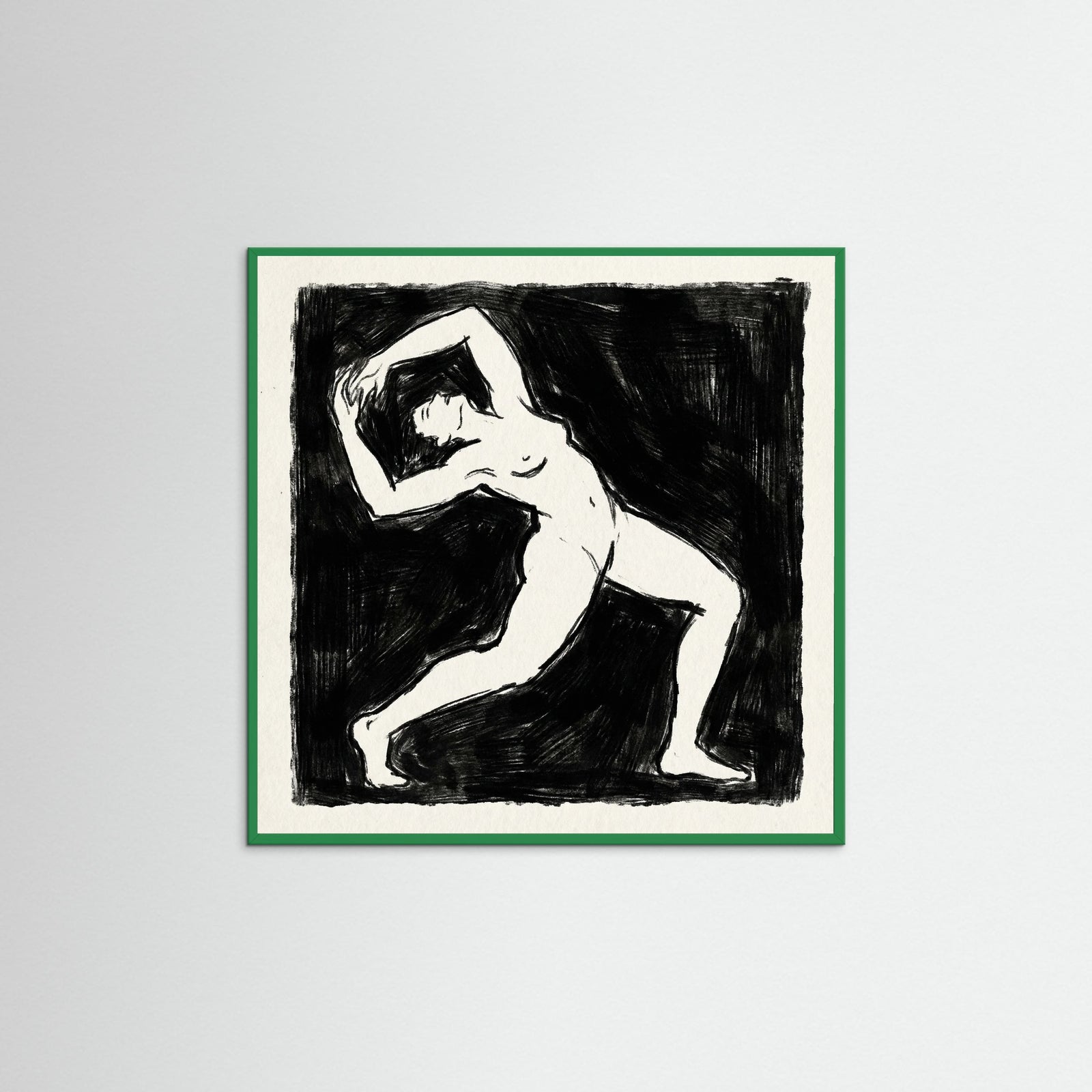 Green Wood Square Dark Confrontation