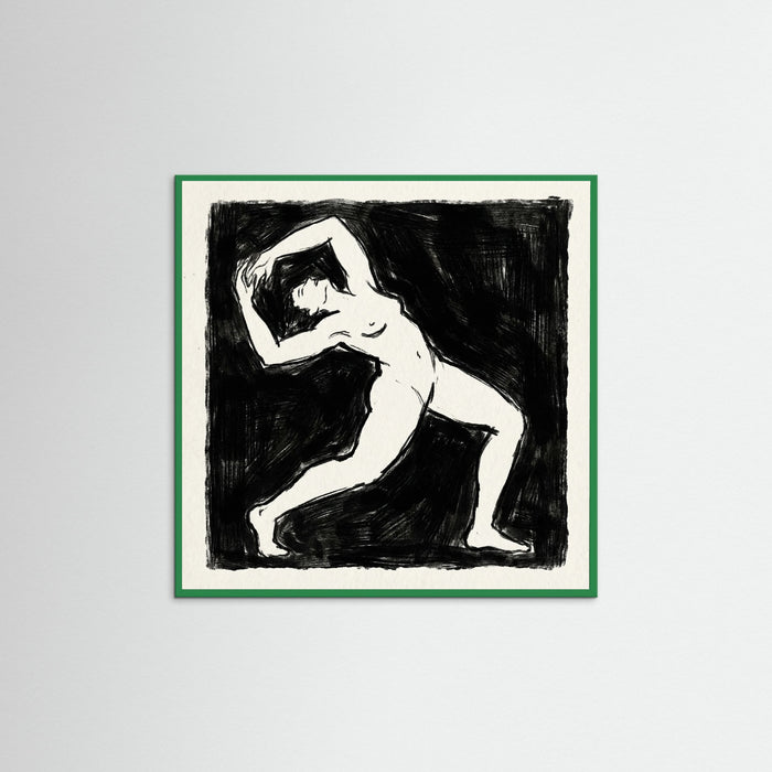 Green Wood Square Dark Confrontation
