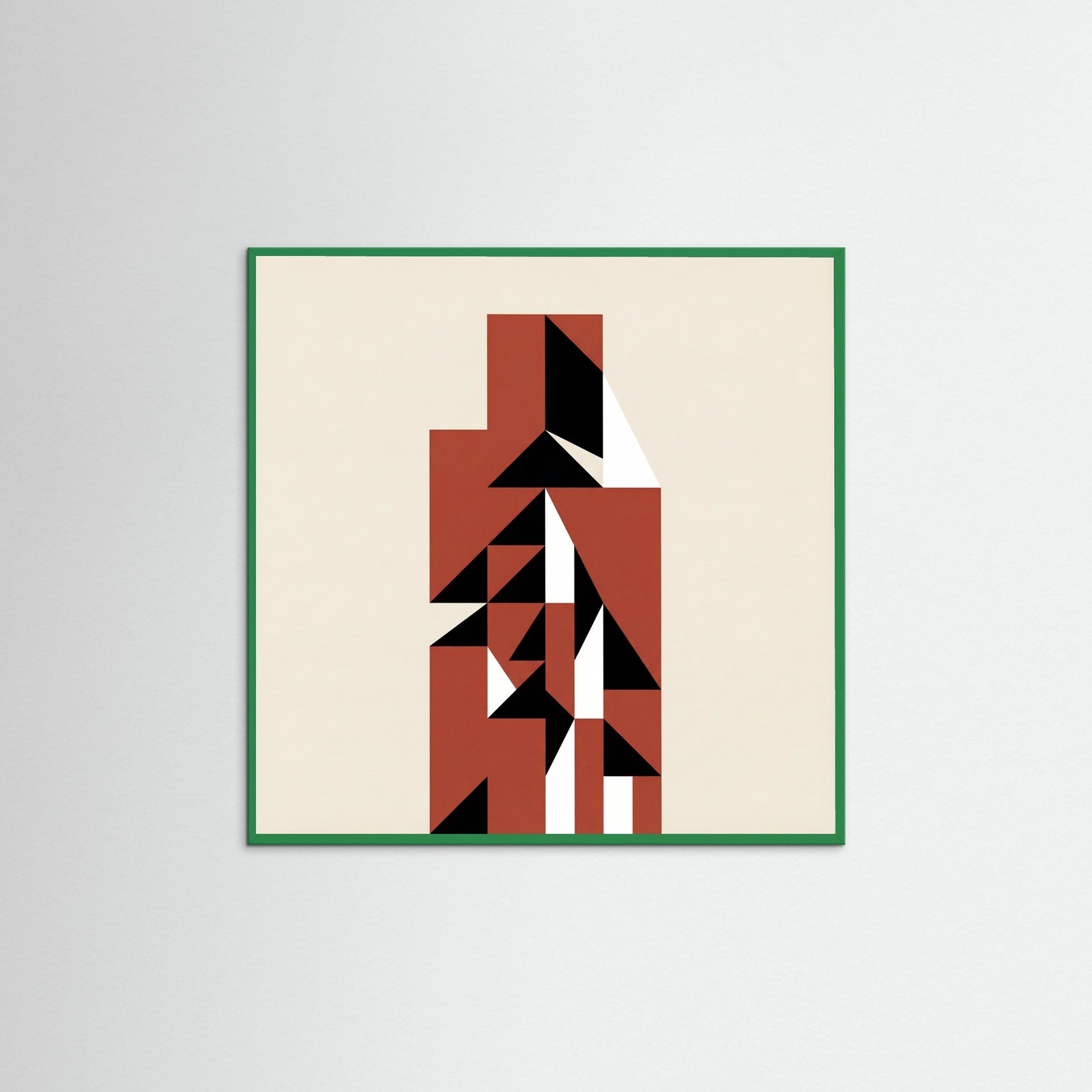 Green Wood Square Desert Arch