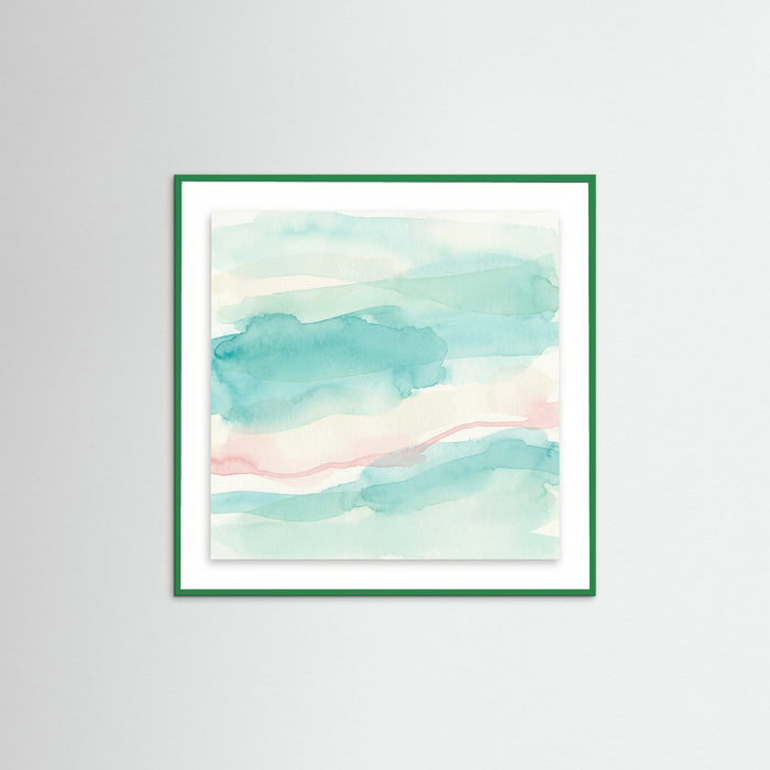 Green Wood Square Emerald Softness