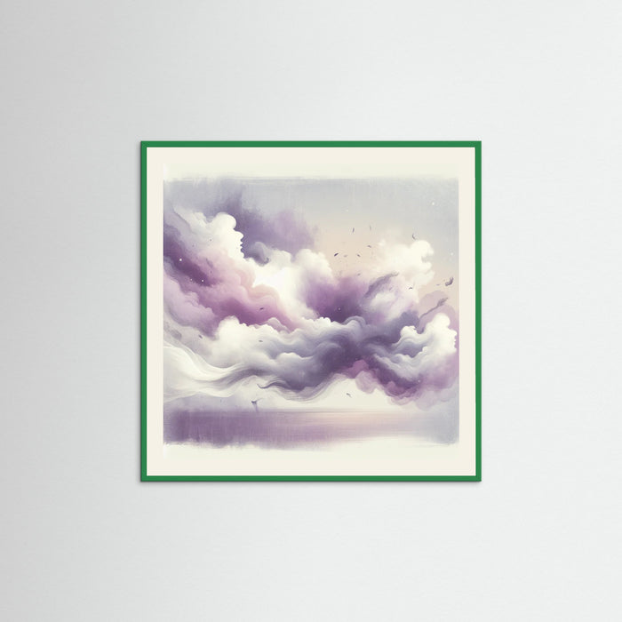 Green Wood Square Ethereal Whisper
