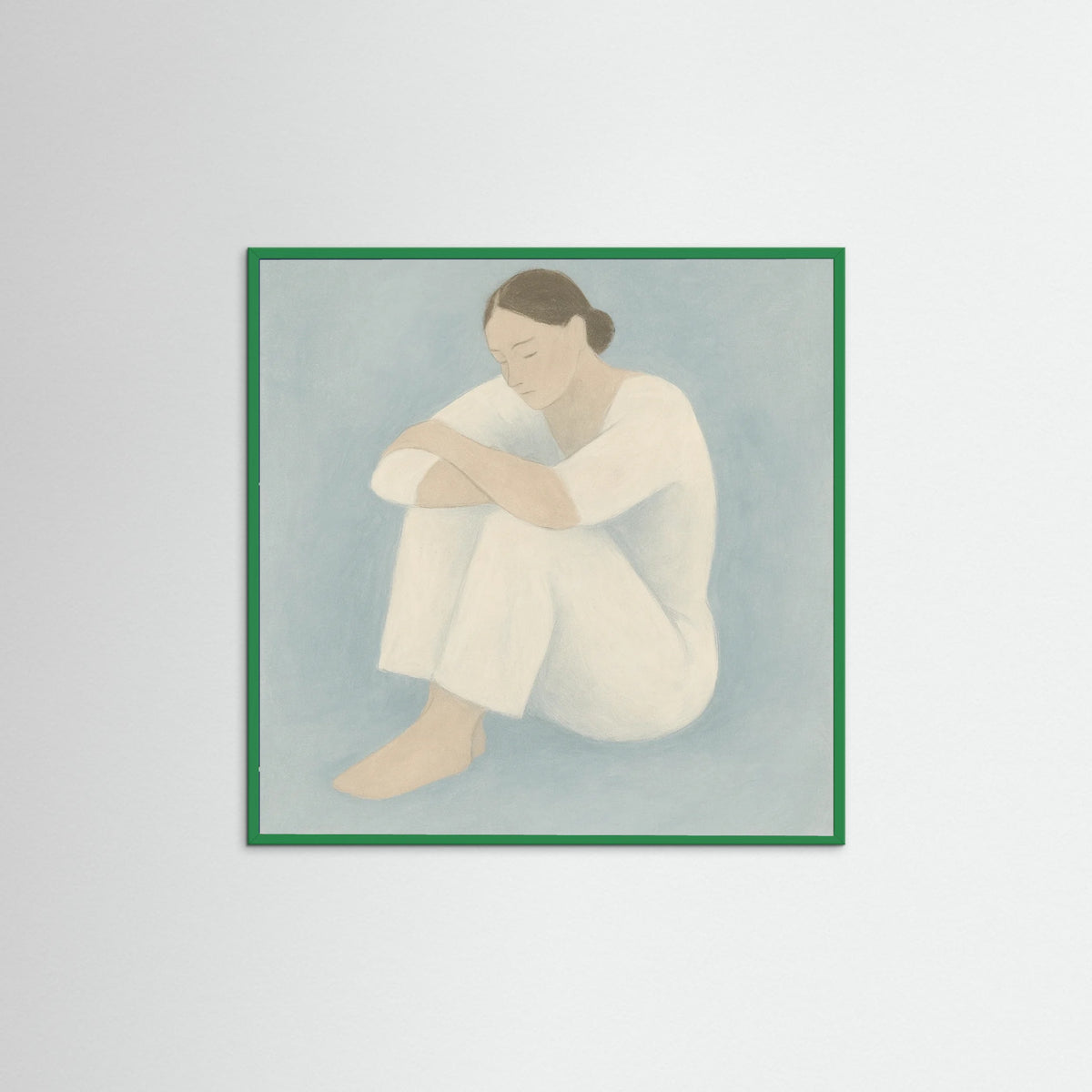 Green Wood Square Evening Rest