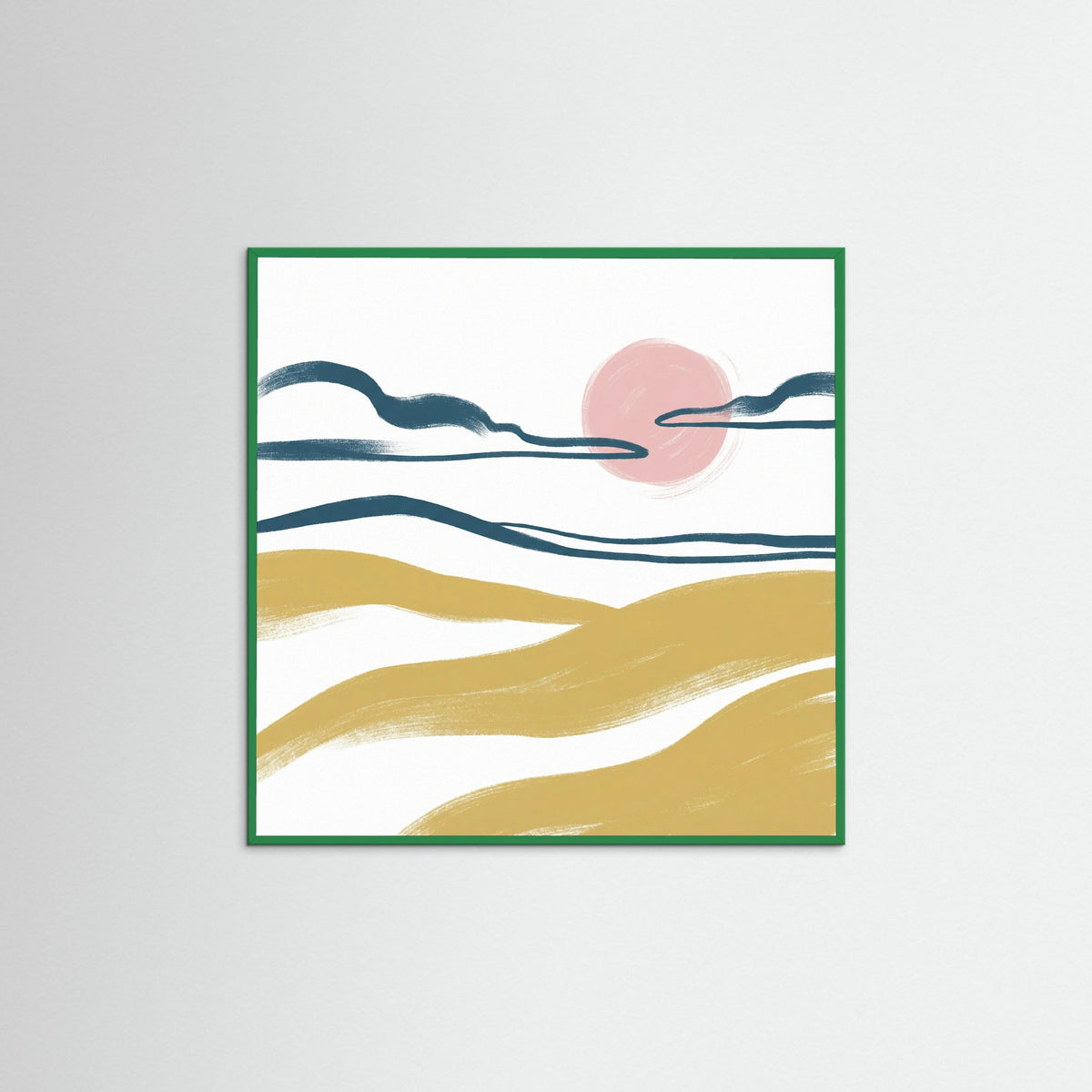 Green Wood Square Gentle Forms