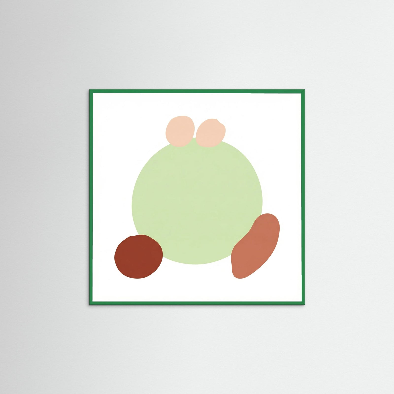 Green Wood Square Gentle Harvest