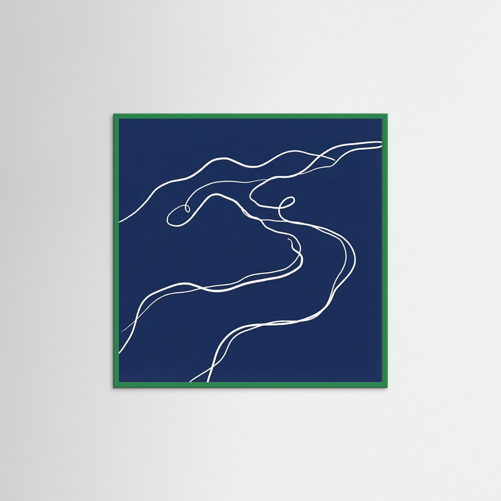 Green Wood Square Gentle Rhythm