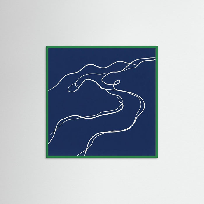 Green Wood Square Gentle Rhythm