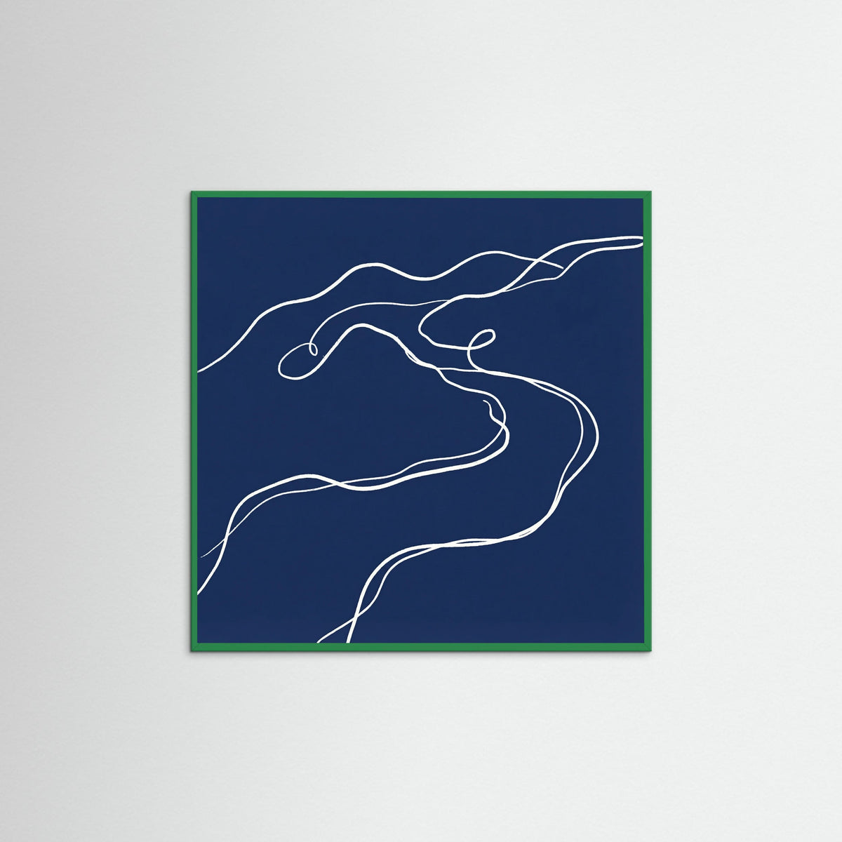 Green Wood Square Indigo Form