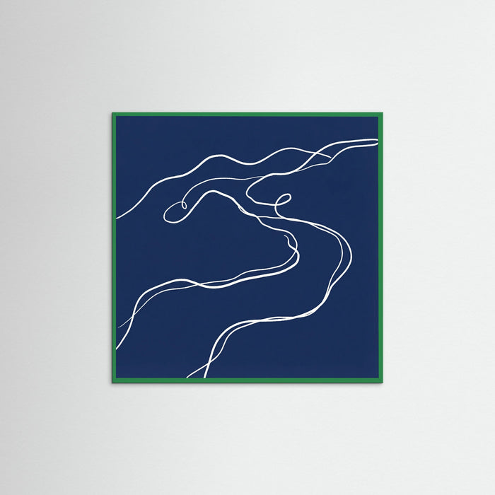 Green Wood Square Indigo Form
