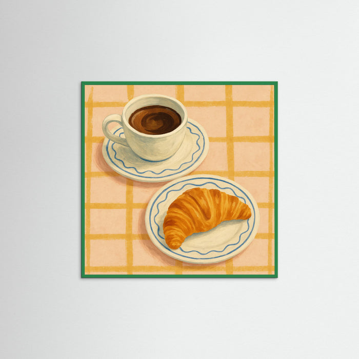 Green Wood Square Italian Sunrise